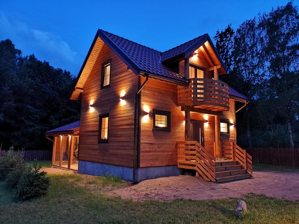 Villa Wypoczynek Na Mazurach U Sebka Łukta Esterno foto