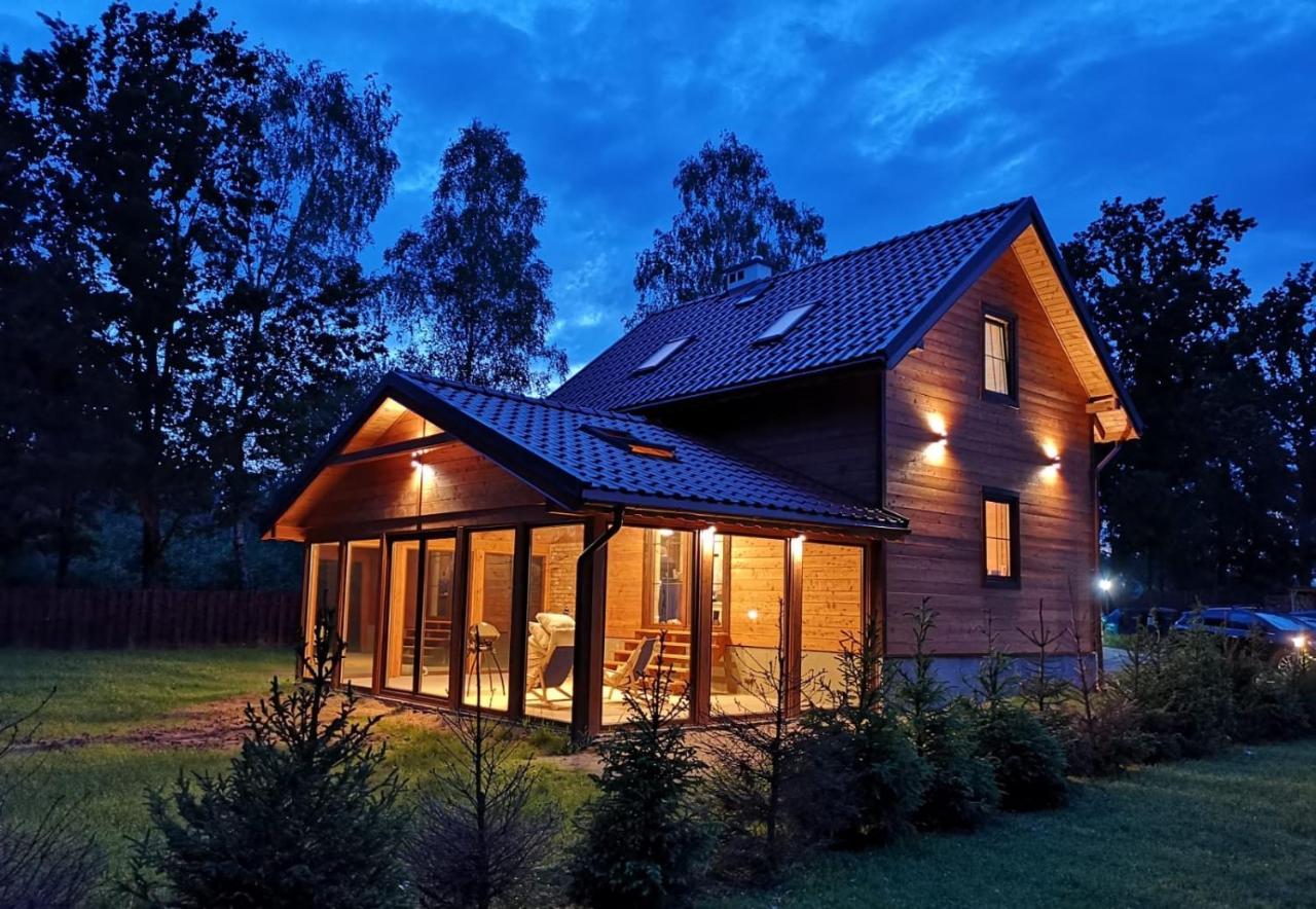 Villa Wypoczynek Na Mazurach U Sebka Łukta Esterno foto