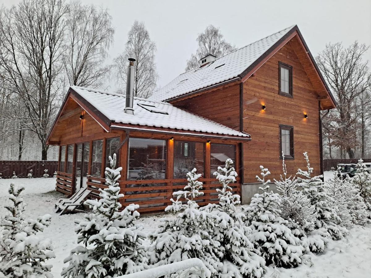 Villa Wypoczynek Na Mazurach U Sebka Łukta Esterno foto