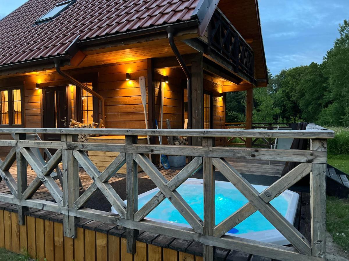 Villa Wypoczynek Na Mazurach U Sebka Łukta Esterno foto