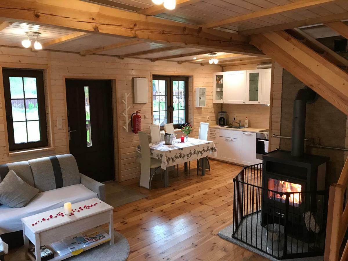 Villa Wypoczynek Na Mazurach U Sebka Łukta Esterno foto